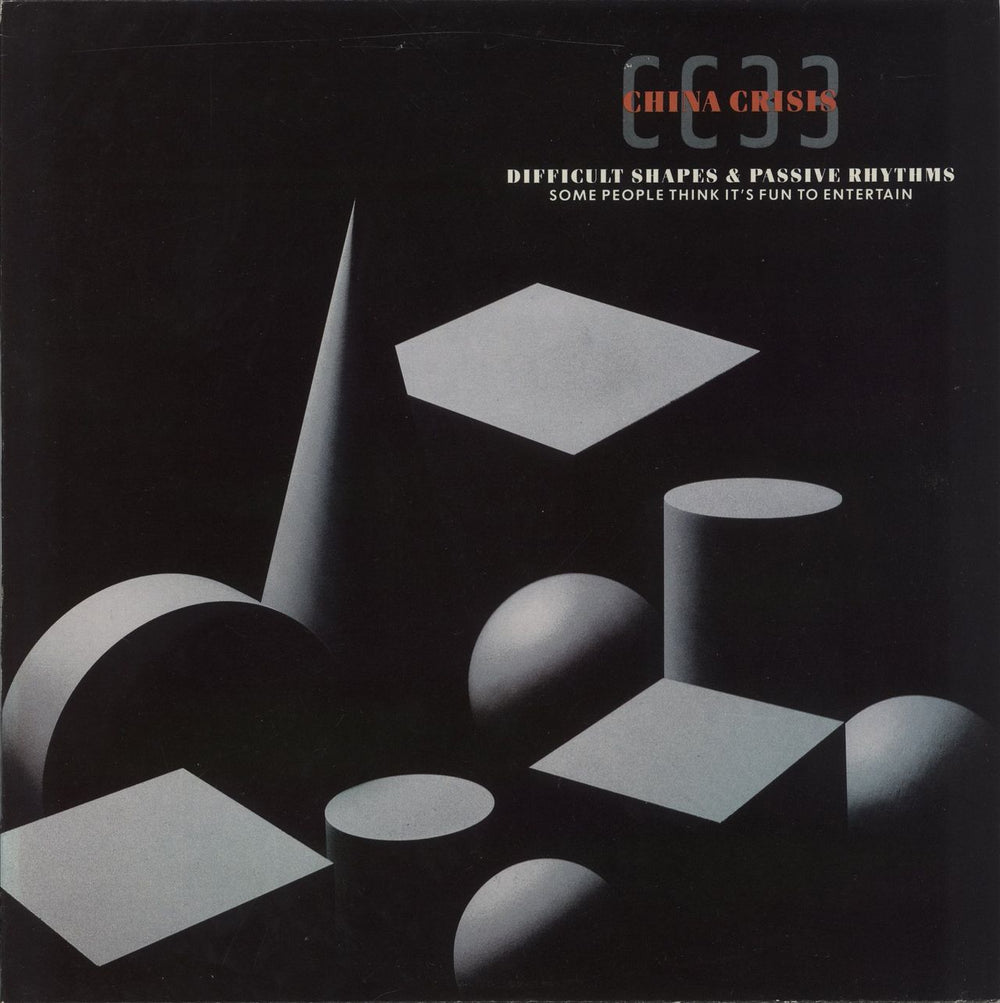China Crisis Difficult Shapes & Passive Rhythms Greek vinyl LP album (LP record) 810577-1