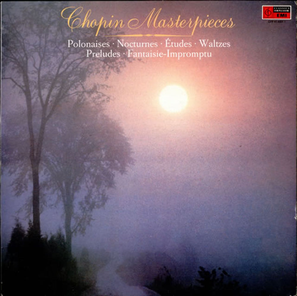 Chopin Masterpieces UK vinyl LP album (LP record) CFP4145011