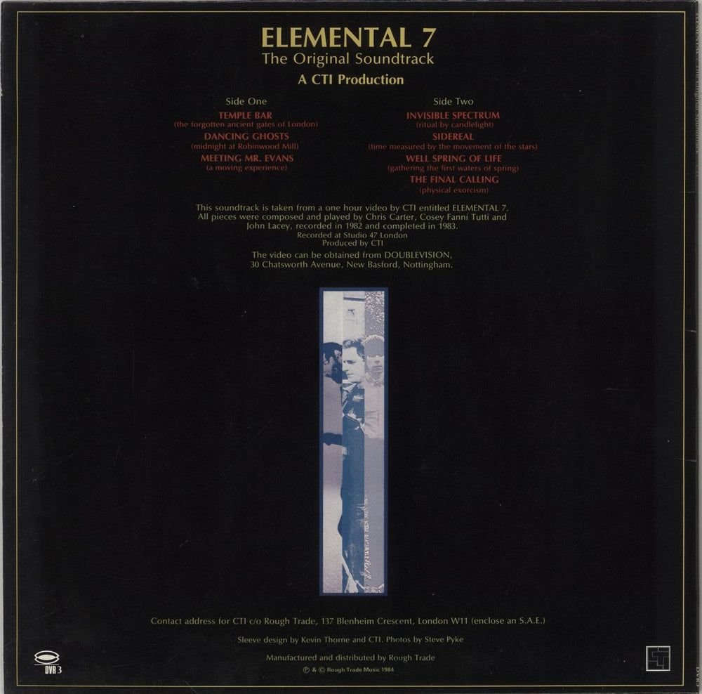 Chris & Cosey Elemental 7 (The Original Soundtrack) UK vinyl LP album (LP record)