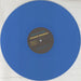 Chris & Cosey Techno Primitiv - Blue vinyl UK vinyl LP album (LP record) CCSLPTE860950