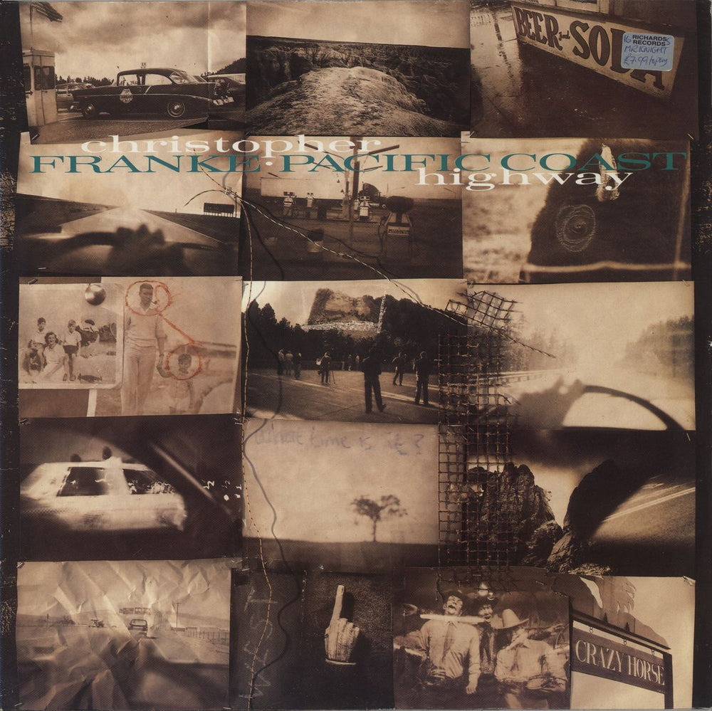 Christopher Franke Pacific Coast Highway German vinyl LP album (LP record) V 2661