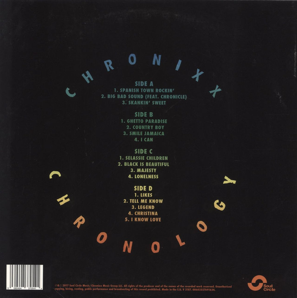 Chronixx Chronology UK 2-LP vinyl record set (Double LP Album) 5060494370541