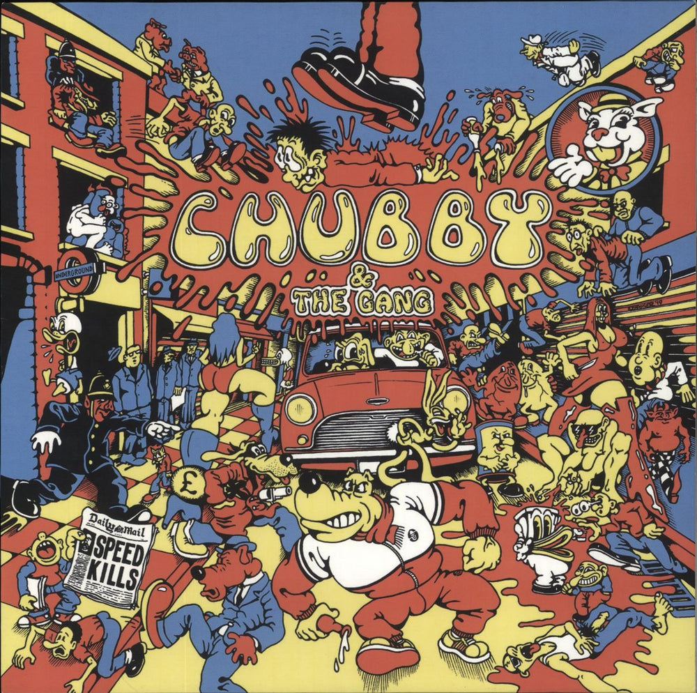 Chubby And The Gang Speed Kills - Yellow Vinyl UK vinyl LP album (LP record) PTKF2193-1