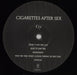 Cigarettes After Sex Cry UK vinyl LP album (LP record) 4UHLPCR837051