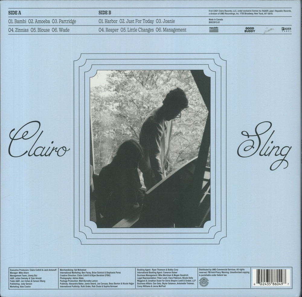 Clairo Sling US vinyl LP album (LP record) 602435860497