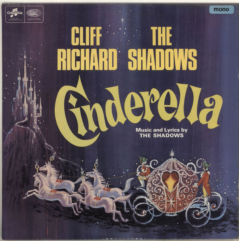 Cliff Richard Cinderella UK vinyl LP album (LP record) SX6103