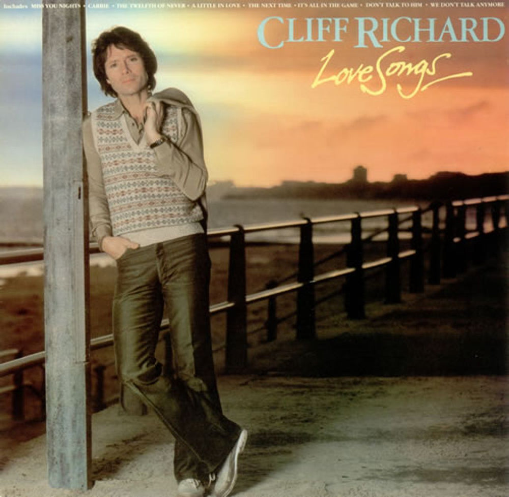 Cliff Richard Love Songs UK vinyl LP album (LP record) EMTV27