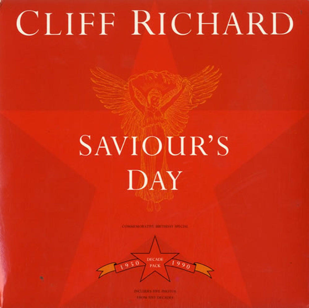 Cliff Richard Saviour's Day - Limited Pack UK 7" vinyl single (7 inch record / 45) XMASP90