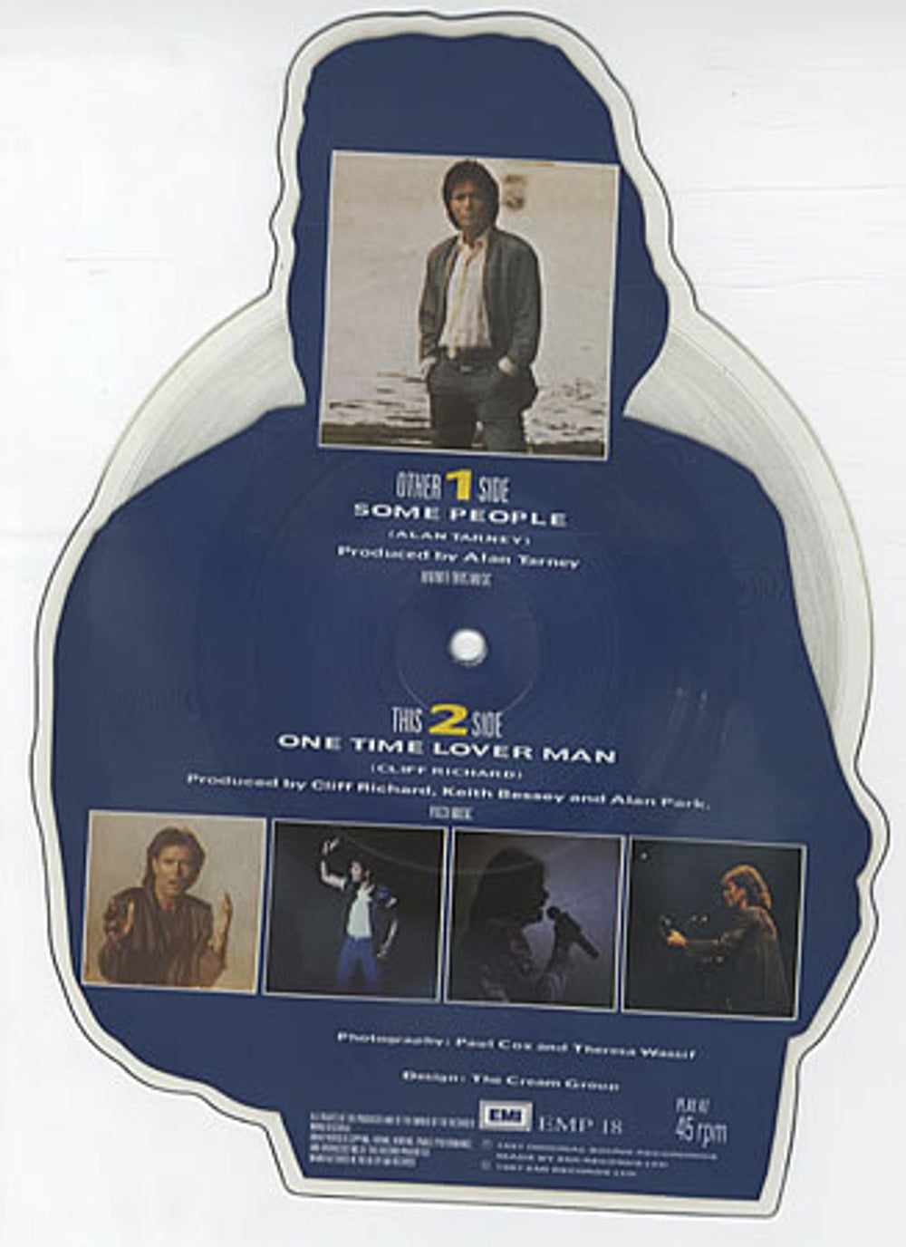 Cliff Richard Some People UK shaped picture disc (picture disc vinyl record) RICSHSO32391