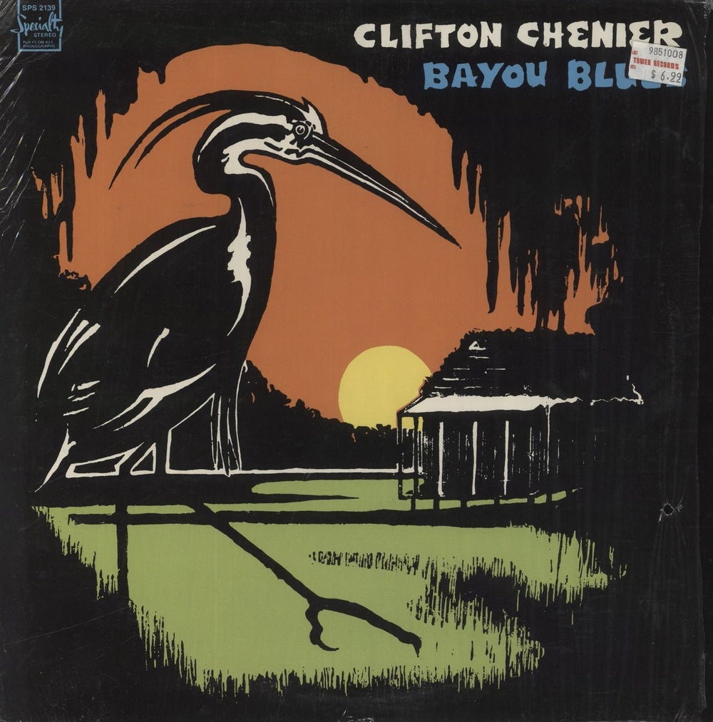 Clifton Chenier Bayou Blues US vinyl LP album (LP record) SPS2139