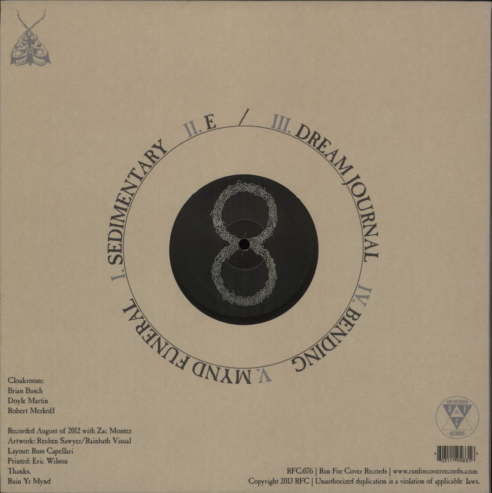 Cloakroom Infinity US 12" vinyl single (12 inch record / Maxi-single)