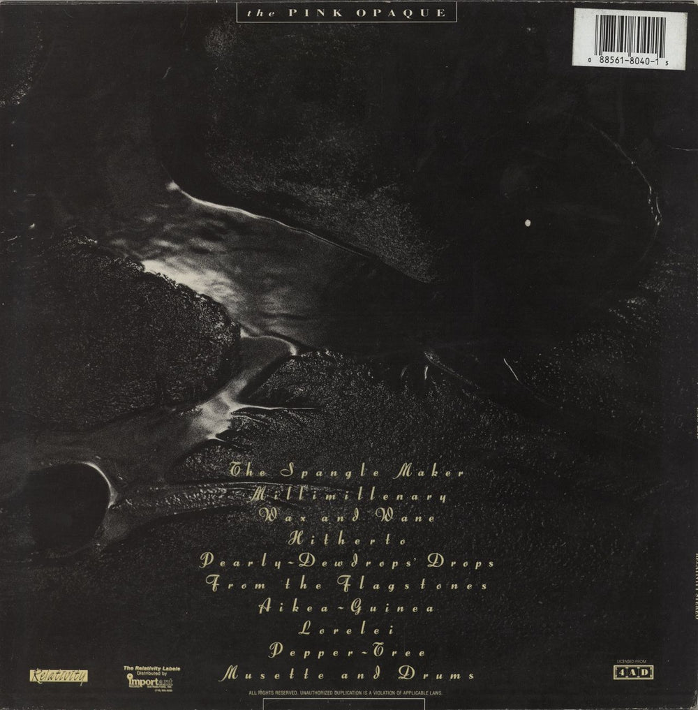 Cocteau Twins The Pink Opaque US vinyl LP album (LP record)