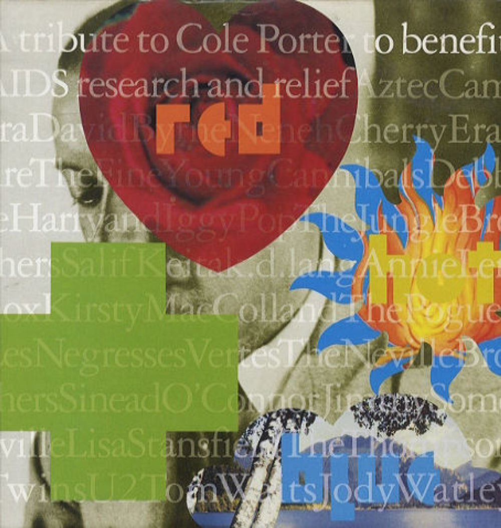 Cole Porter Red Hot + Blue UK 2-LP vinyl record set (Double LP Album) CHR1799