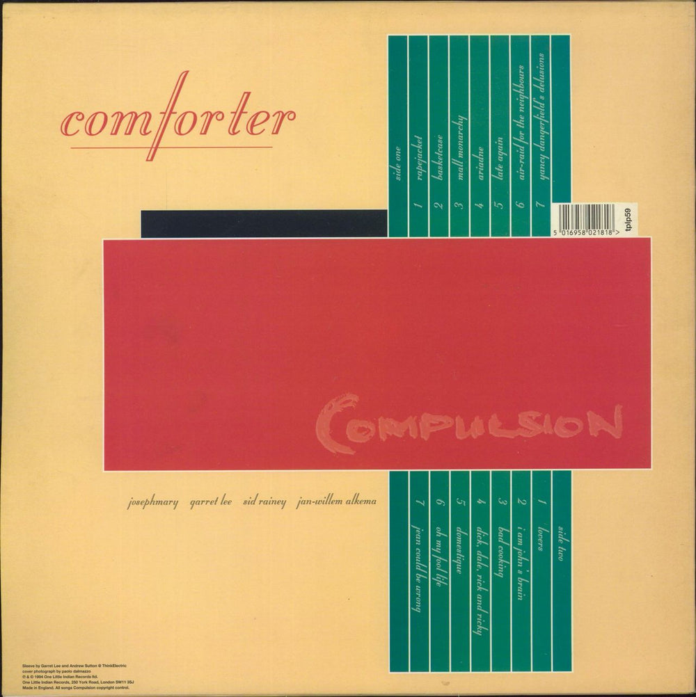 Compulsion Comforter UK vinyl LP album (LP record) 5016958021818