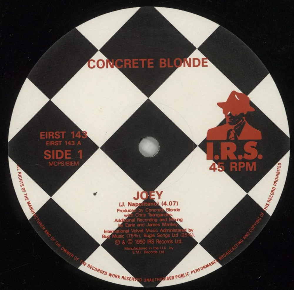 Concrete Blonde Joey UK 12" vinyl single (12 inch record / Maxi-single) CON12JO596303