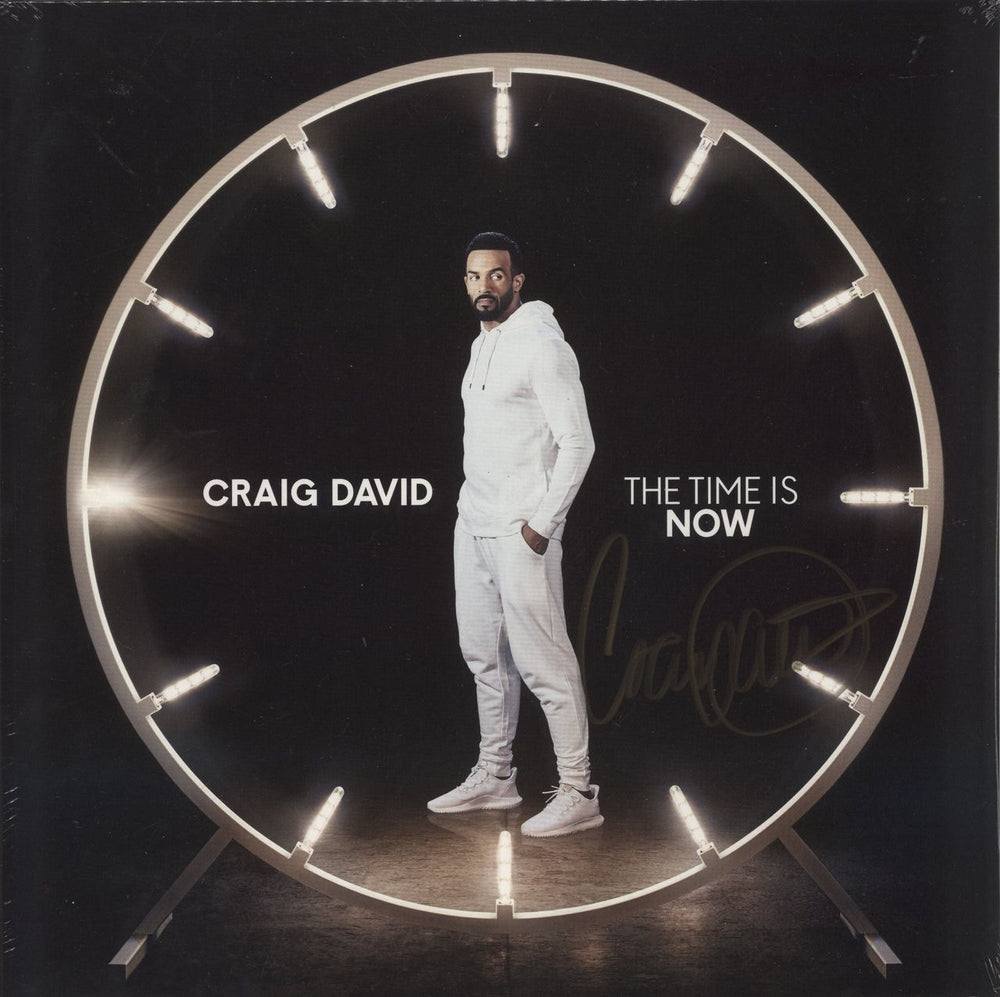 Craig David The Time Is Now - Sealed - Autographed UK 2-LP vinyl record set (Double LP Album) 88985470261
