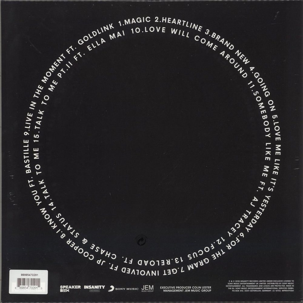 Craig David The Time Is Now - Sealed - Autographed UK 2-LP vinyl record set (Double LP Album) 889854702915