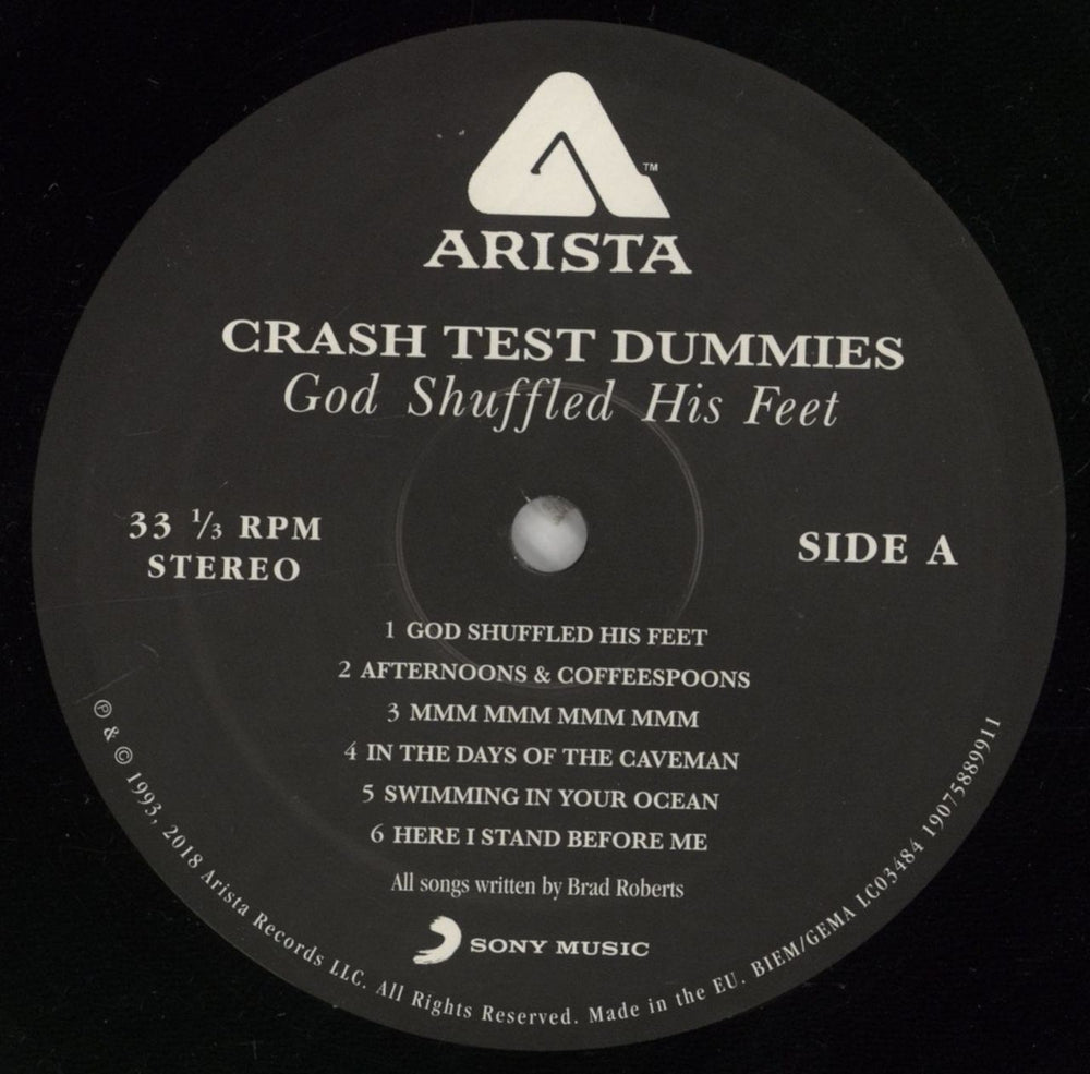 Crash Test Dummies God Shuffled His Feet - 180gm - EX UK vinyl LP album (LP record) CTDLPGO862885