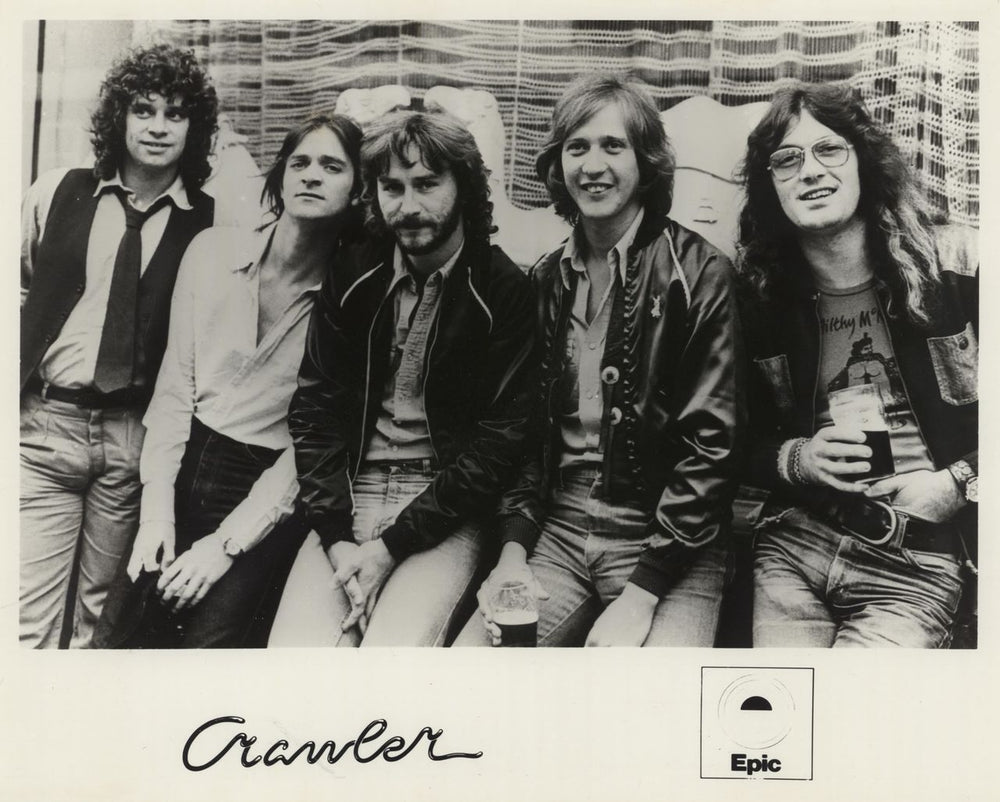 Crawler Snake, Rattle And Roll + Press Pack US vinyl LP album (LP record)