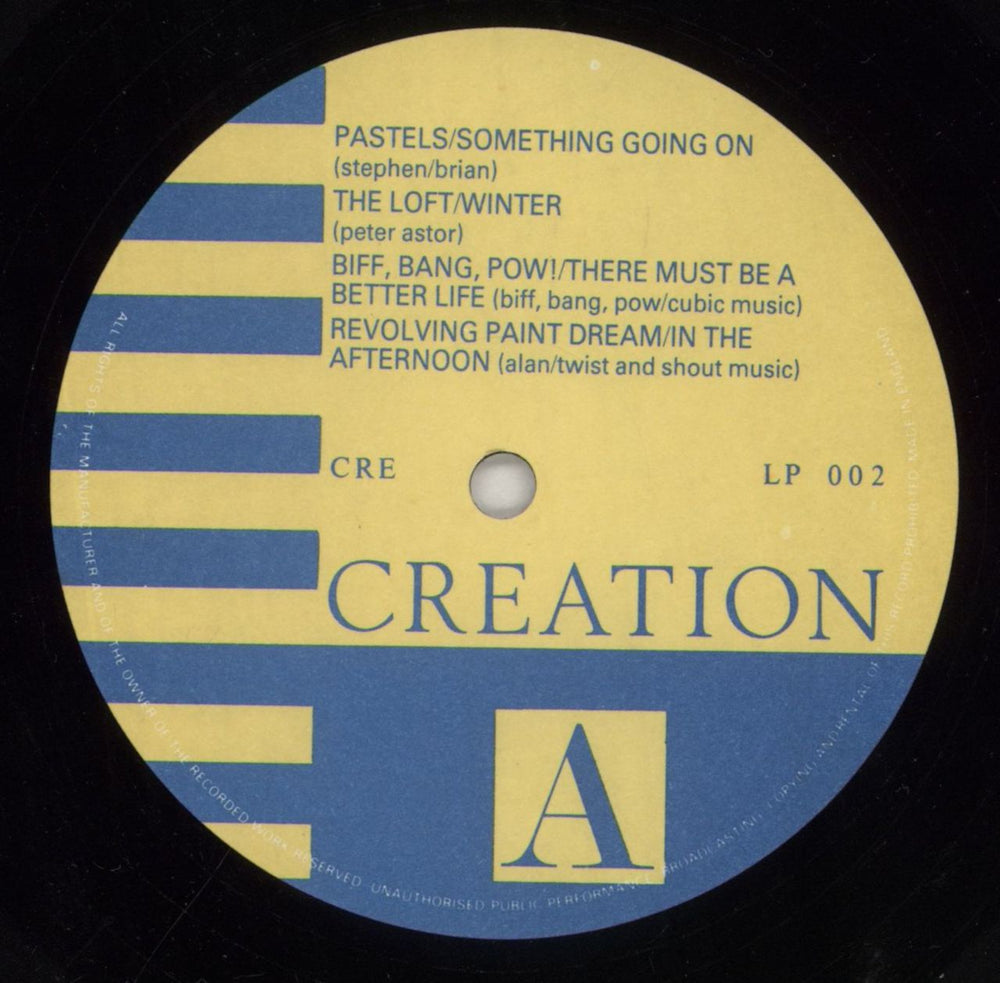 Creation Records Wild Summer, Wow! UK vinyl LP album (LP record) CAXLPWI855326