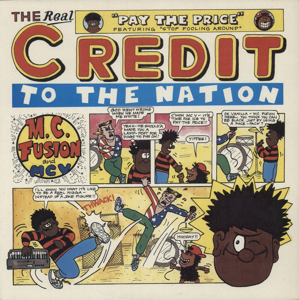 Credit To The Nation Pay The Price UK 12" vinyl single (12 inch record / Maxi-single) AGIT4