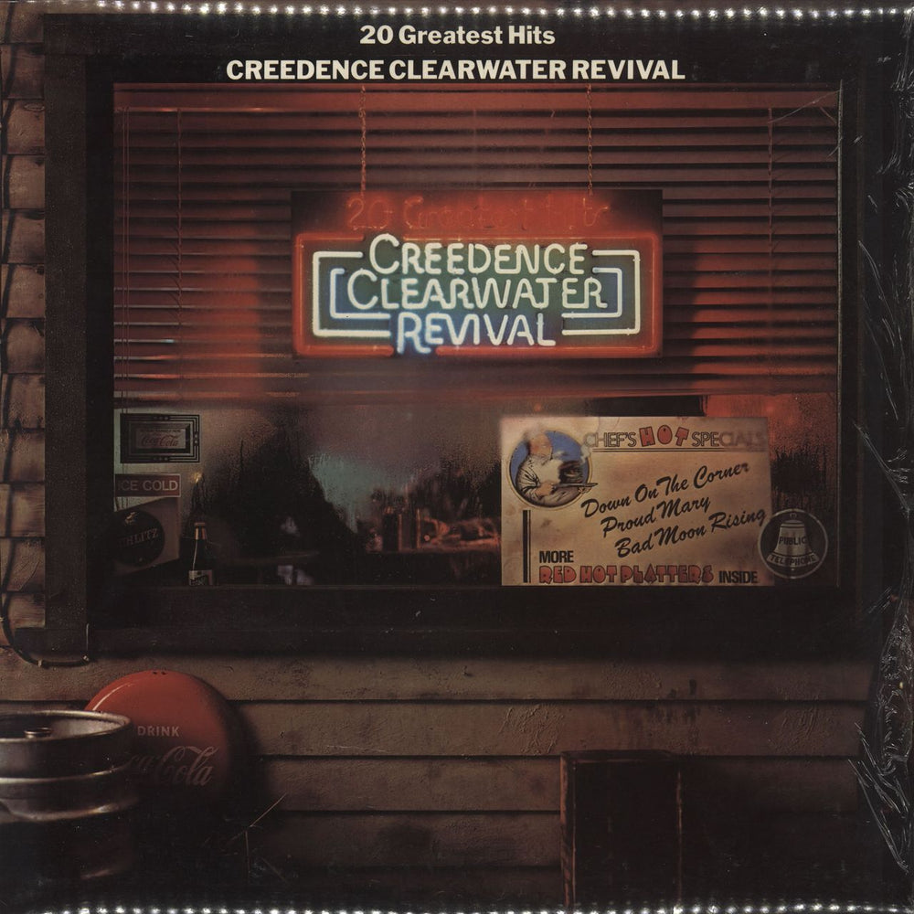 Creedence Clearwater Revival 20 Greatest Hits UK vinyl LP album (LP record) FT558