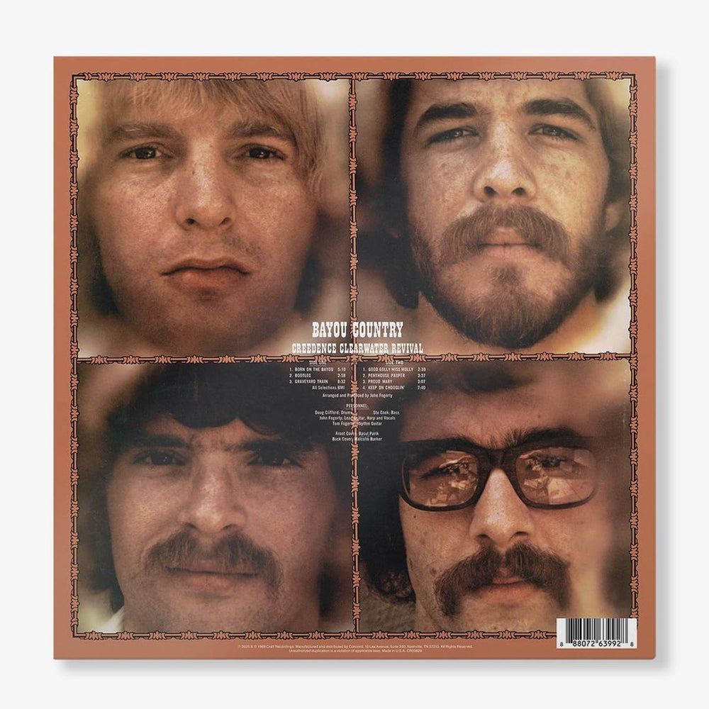 Creedence Clearwater Revival Bayou Country - Opaque Orange Vinyl - Remastered - Sealed UK vinyl LP album (LP record) 888072639928