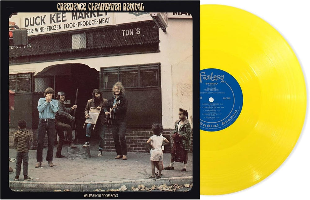 Creedence Clearwater Revival Willy And The Poor Boys - Opaque Yellow Vinyl - Remastered - Sealed UK vinyl LP album (LP record) CR831