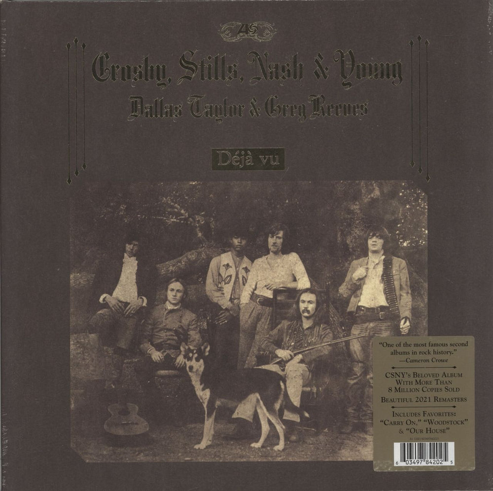 Crosby, Stills, Nash & Young Déjà Vu - Sealed UK vinyl LP album (LP record) 603497842025