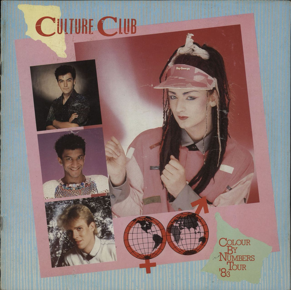 Culture Club Colour By Numbers Tour '83 - EX UK tour programme TOUR PROGRAMME