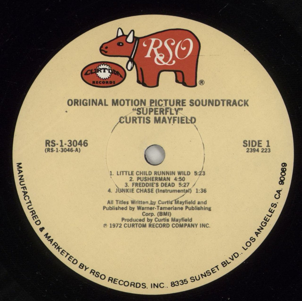 Curtis Mayfield Super Fly US vinyl LP album (LP record) CMALPSU877327