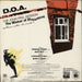 D.O.A. Don't Turn Yer Back [On Desperate Times] UK 12" vinyl single (12 inch record / Maxi-single)