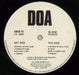 D.O.A. Don't Turn Yer Back [On Desperate Times] UK 12" vinyl single (12 inch record / Maxi-single) D-A12DO866480