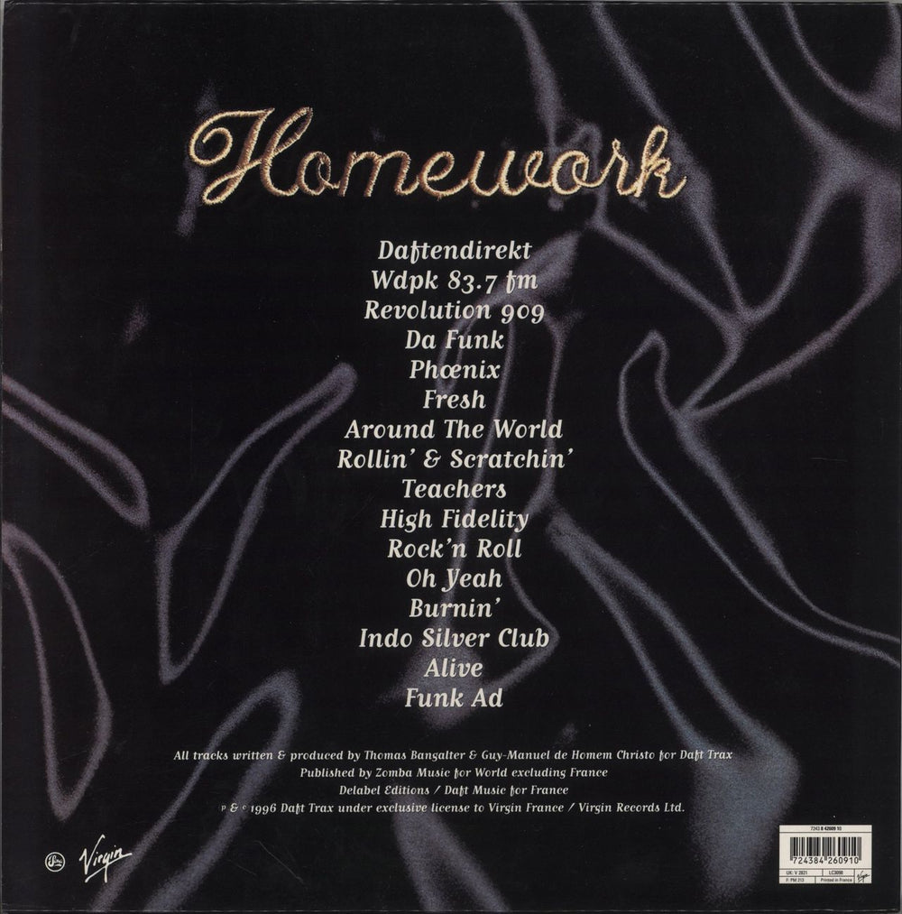 Daft Punk Homework - 1st - EX UK 2-LP vinyl record set (Double LP Album) 724384260910