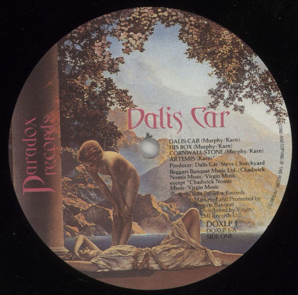 Dalis Car The Waking Hour UK vinyl LP album (LP record) DLILPTH179649