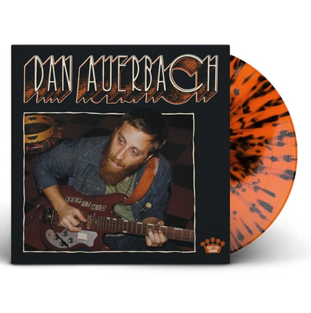 Dan Auerbach Keep It Hid - Orange With Black Splatter Vinyl - Sealed UK vinyl LP album (LP record) 0088072533288