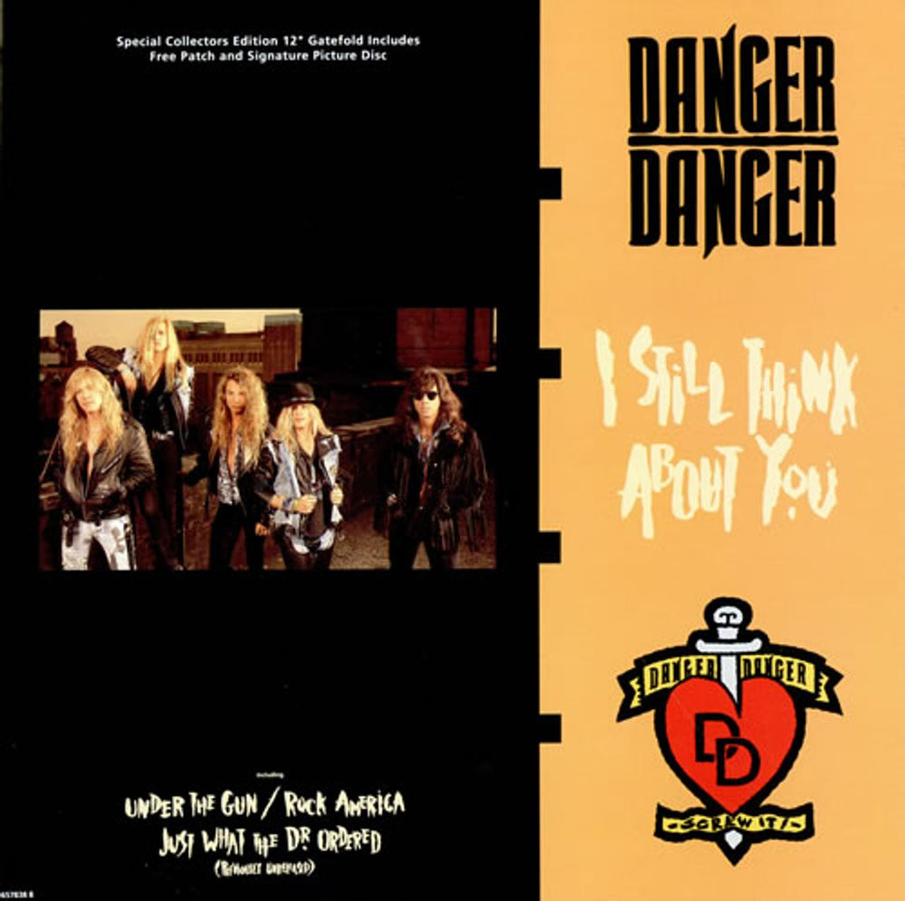 Danger Danger I Still Think About You UK 12" vinyl picture disc (12 inch picture record) 6578388