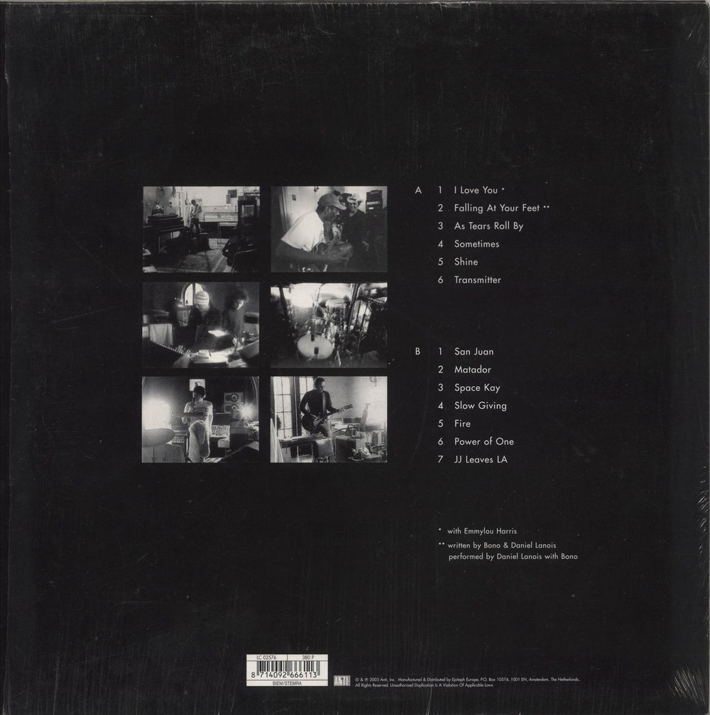 Daniel Lanois Shine - Shrink UK vinyl LP album (LP record) 8714092666113