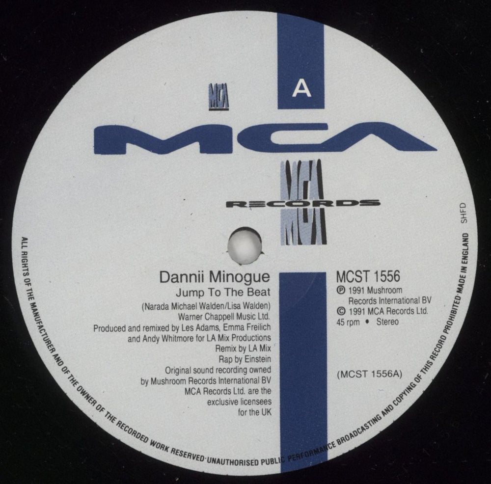 Dannii Minogue Jump To The Beat UK 12" vinyl single (12 inch record / Maxi-single) DAN12JU76027