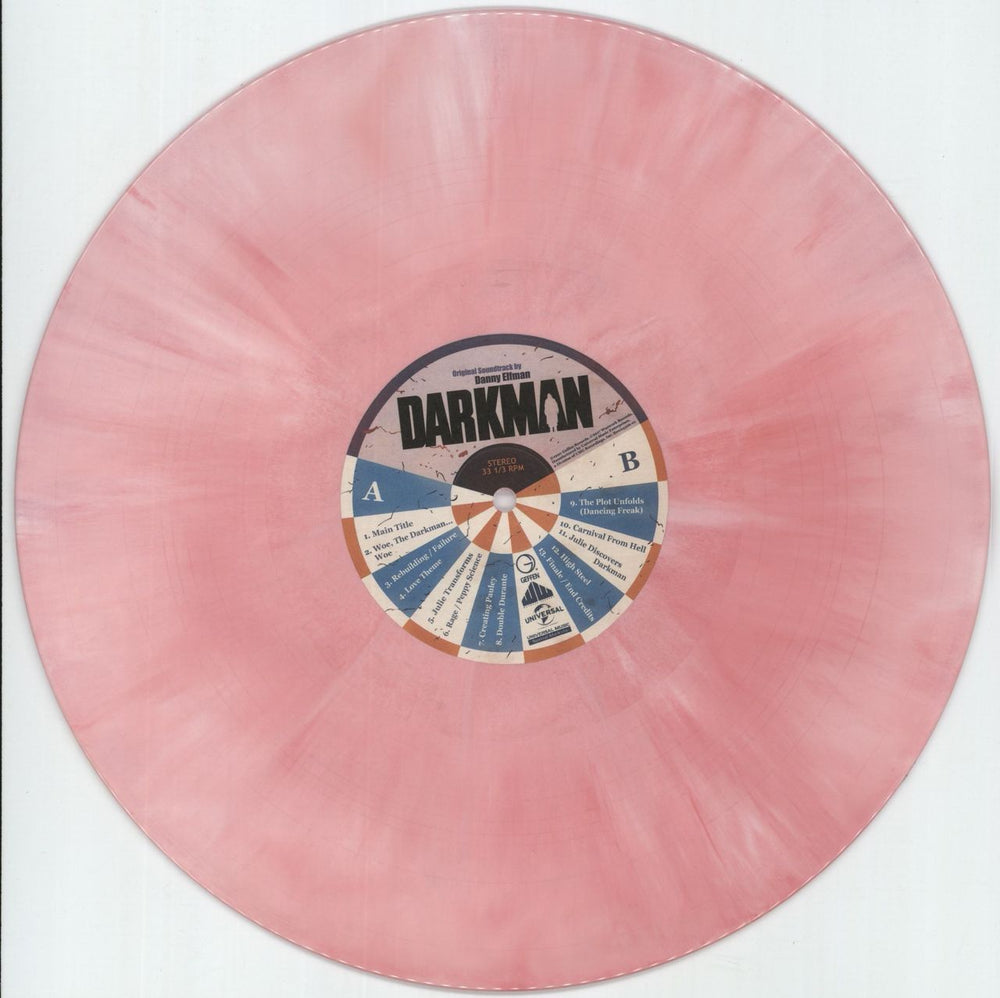 Danny Elfman Darkman - 180gm Pink Marbled Vinyl US vinyl LP album (LP record) DXNLPDA876246