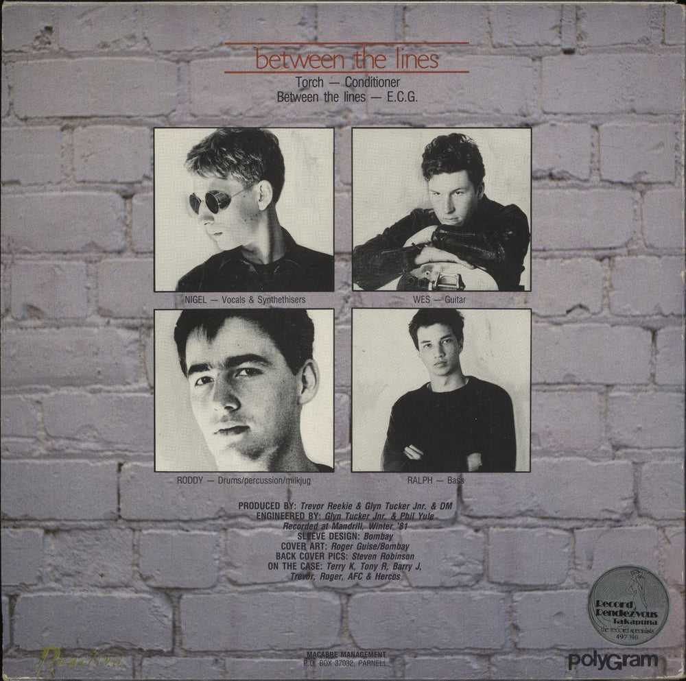 Danse Macabre (NZ) Between The Lines New Zealand 12" vinyl single (12 inch record / Maxi-single)