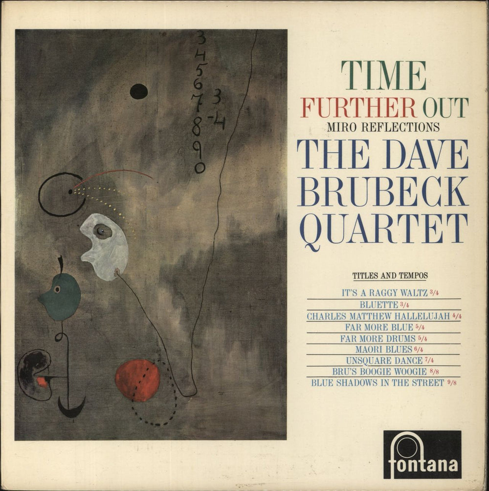 Dave Brubeck Time Further Out UK vinyl LP album (LP record) TFL5161