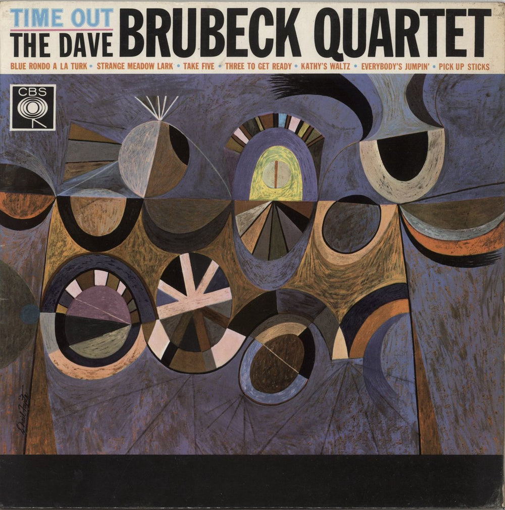 Dave Brubeck Time Out - EX UK vinyl LP album (LP record) 62068