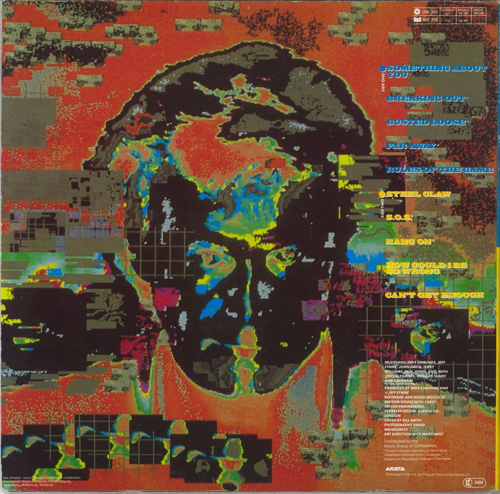 Dave Edmunds Riff Raff German vinyl LP album (LP record)