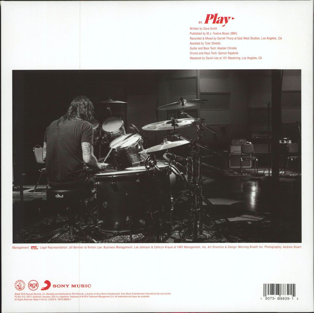Dave Grohl Play - 180 Gram Vinyl UK 12" vinyl single (12 inch record / Maxi-single) 190758883915