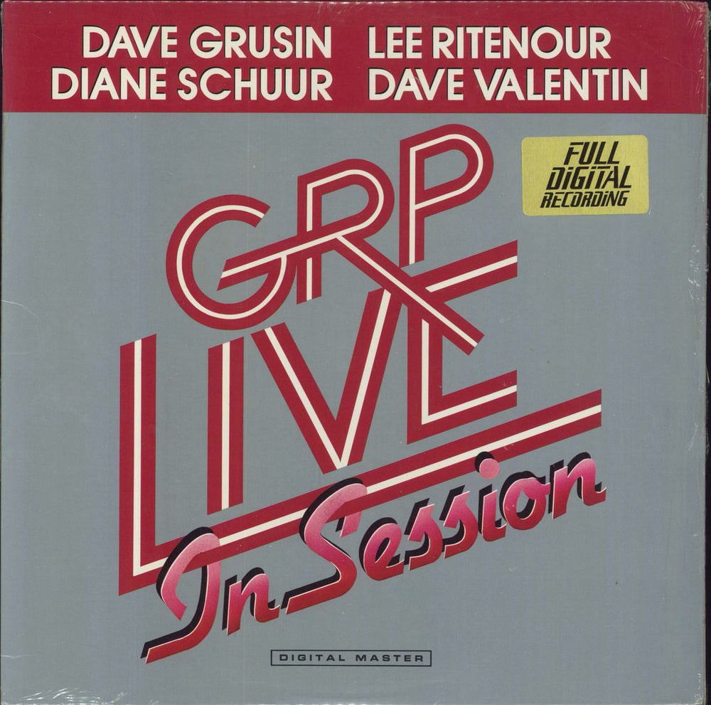 Dave Grusin GRP Live In Session US vinyl LP album (LP record) GRPA1023
