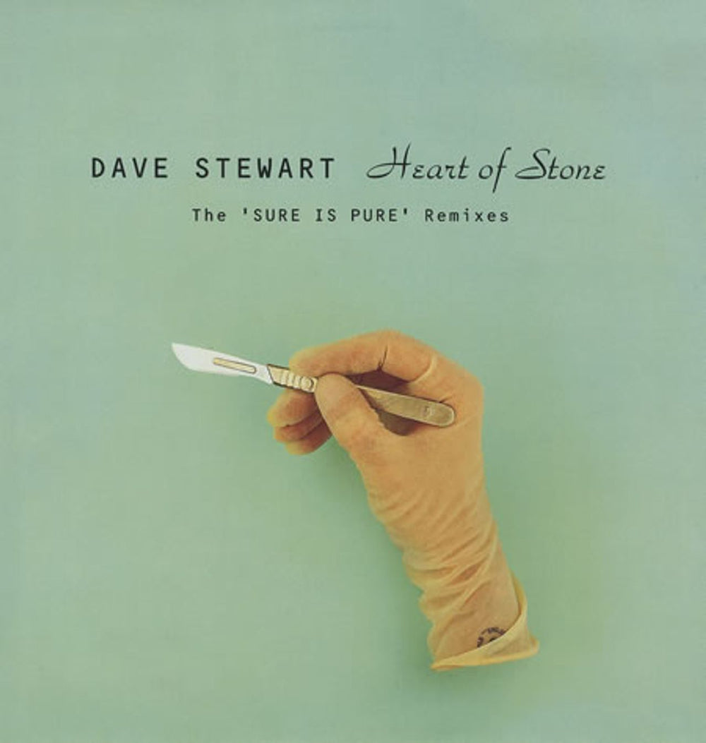 David A. Stewart Heart Of Stone - Sure Is Pure Remixes UK 12" vinyl single (12 inch record / Maxi-single) YZ845T