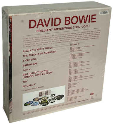 David Bowie Brilliant Adventure [1992-2001] - Sealed UK Vinyl Box Set 190295253462