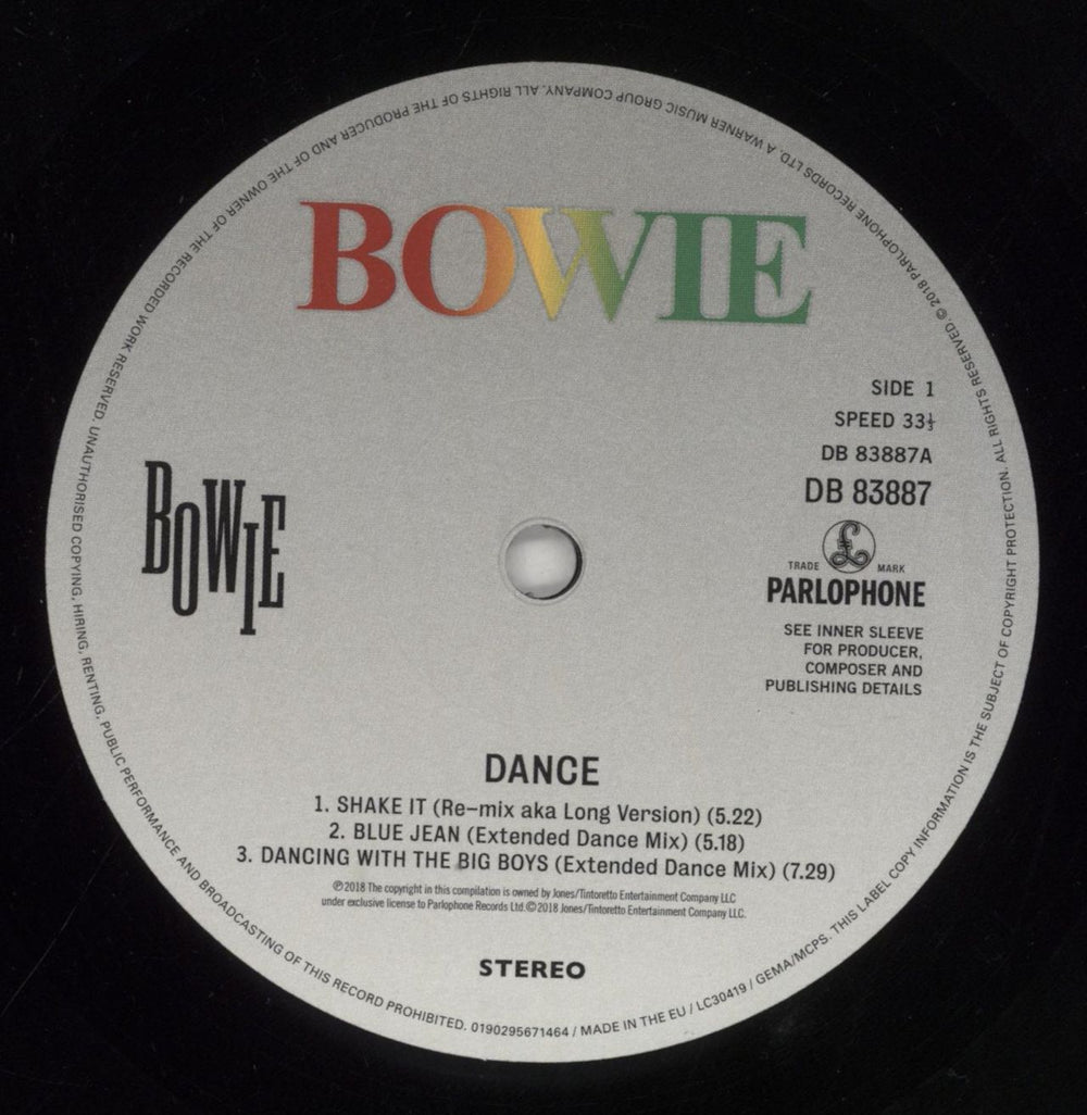 David Bowie Dance - Loving The Alien UK 2-LP vinyl record set (Double LP Album) BOW2LDA856154