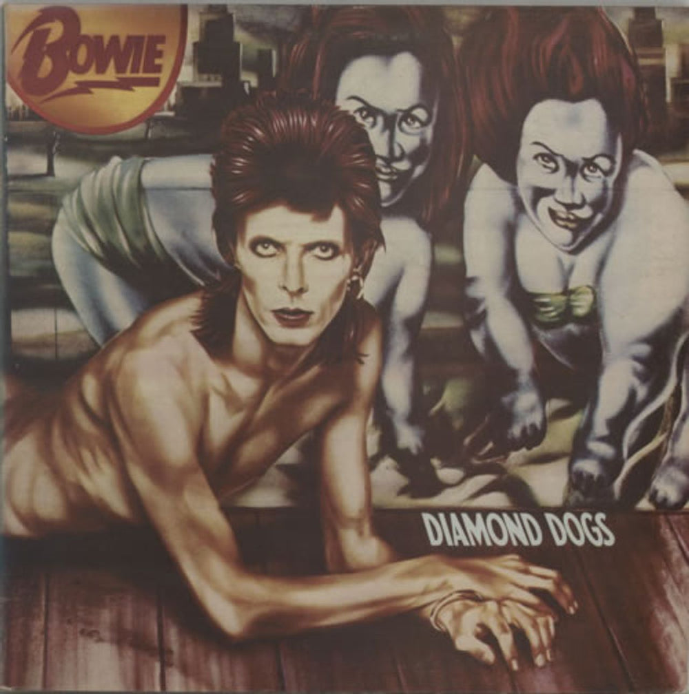 David Bowie Diamond Dogs - 6th UK vinyl LP album (LP record) APL1-0576